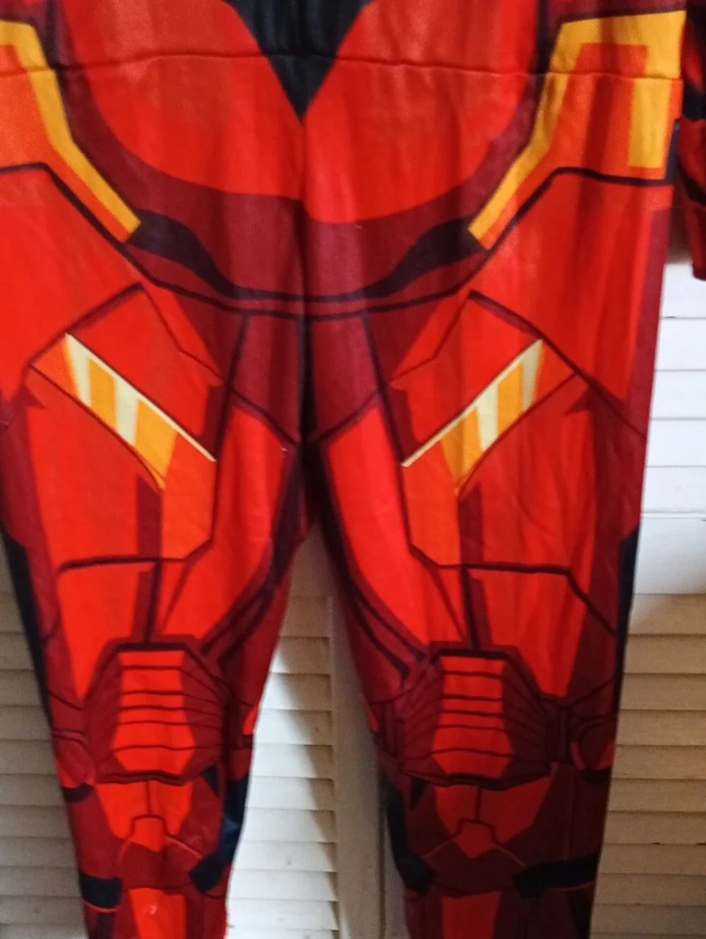 Marvel Red and Gold Iron Man Muscle Costume